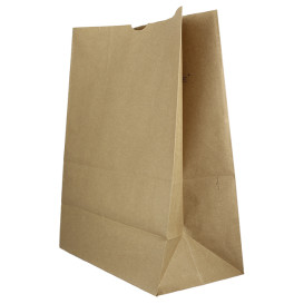 Bolsa de Papel Sin Asas Kraft 50g/m² 22+12x30cm (25 Uds)