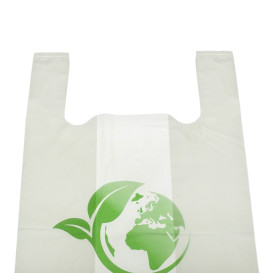 Bolsa Plastico Camiseta Bio Home Compost 50x55cm (100 Uds)