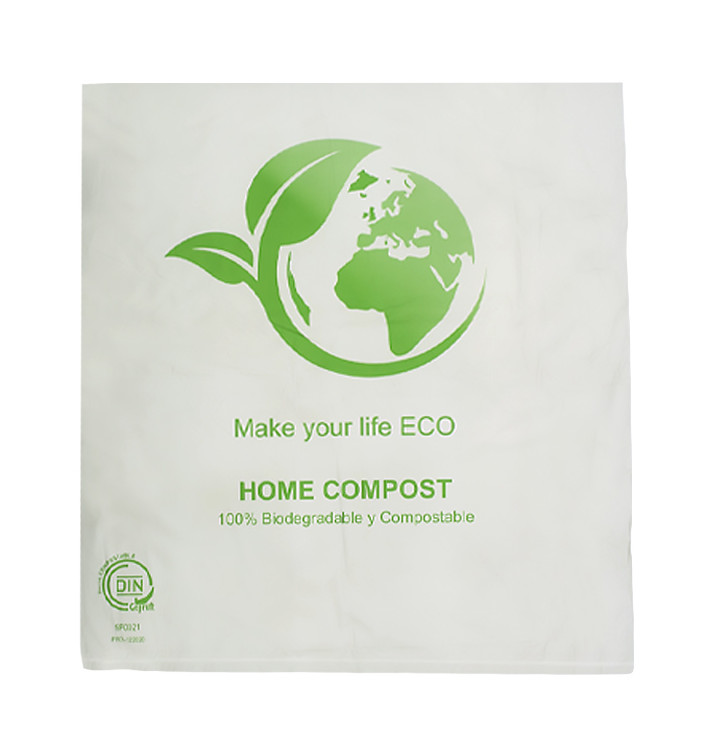 Bolsa Mercado Bio Home Compost 48x52cm (100 Uds) Bolsa Mercado Bio Home Compost 48x52cm (100 Uds)