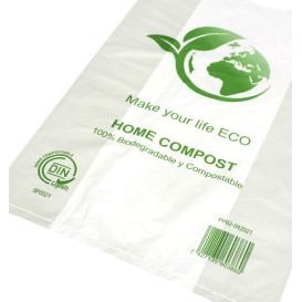 Bolsa Plástico Camiseta Bio Home Compost 30x40cm (100 Uds)