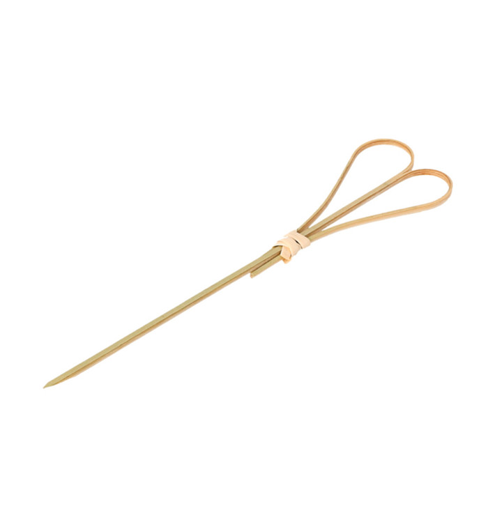 Pinchos de Bambu Decorados Corazón 120 mm (100 Uds)