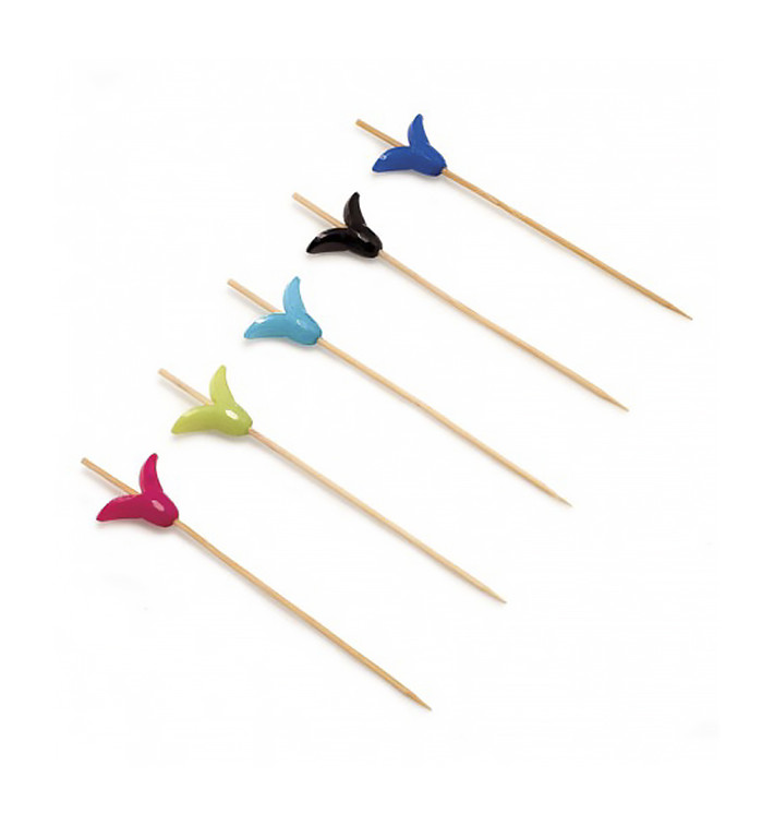 Pinchos de Bambu Decorados Lirio 120 mm (100 Uds) Pinchos de Bambu Decorados Lirio 120 mm (100 Uds)