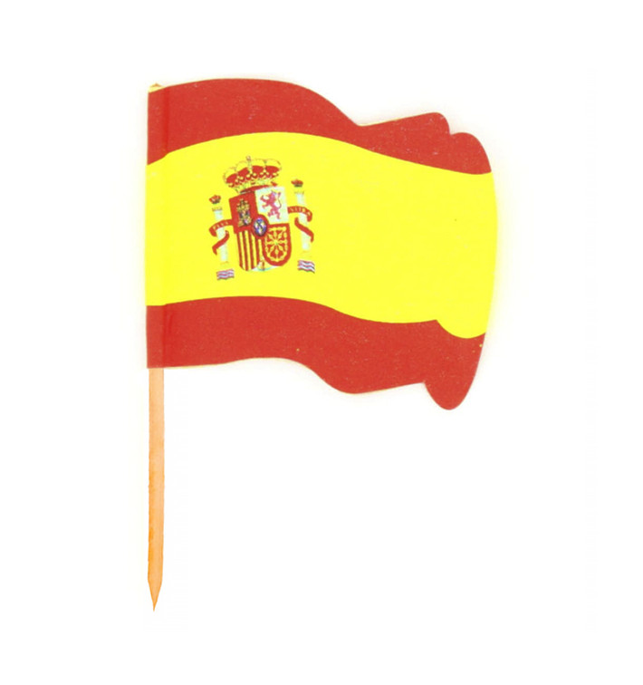 Pinchos Banderita "España" 65mm (144 Uds) Pinchos Banderita "España" 65mm (144 Uds)