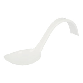 Cuchara Degustacion Asa Curva Blanca 130 mm (50 uds)