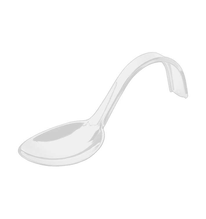Cuchara Degustacion Asa Curva Blanca 130 mm (50 uds) Cuchara Degustacion Asa Curva Blanca 130 mm (50 uds)