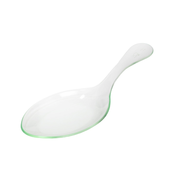 Cuchara Degustacion Plastico Water Green 12 cm (100 Uds) Cuchara Degustacion Plastico Water Green 12 cm (100 Uds)