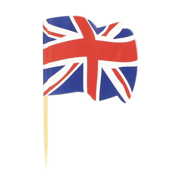 Pinchos Banderita "UK" 65mm (144 Uds) Pinchos Banderita "UK" 65mm (144 Uds)
