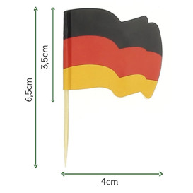 Pinchos Banderita "Alemania" 65mm (14.400 Uds)