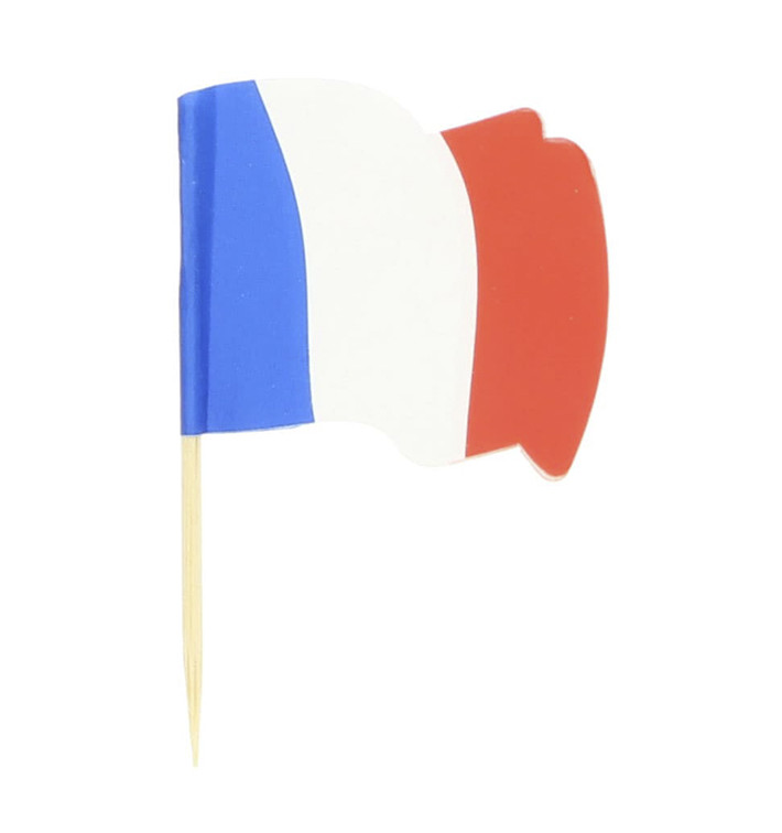 Pinchos Banderita "Francia" 65mm (144 Uds) Pinchos Banderita "Francia" 65mm (144 Uds)