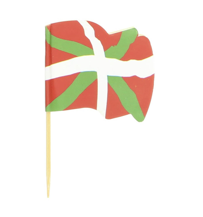 Pinchos Banderita "Euskadi" 65mm (144 Uds) Pinchos Banderita "Euskadi" 65mm (144 Uds)
