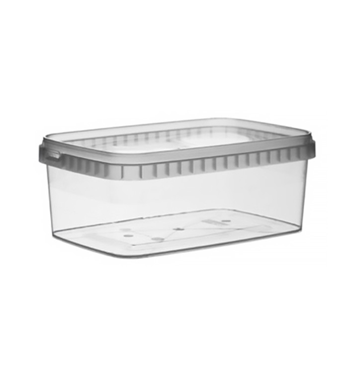 Envase Plástico y Tapa Inviolable 1200ml 192x126mm (13 Uds) Envase Plástico y Tapa Inviolable 1200ml 192x126mm (13 Uds)