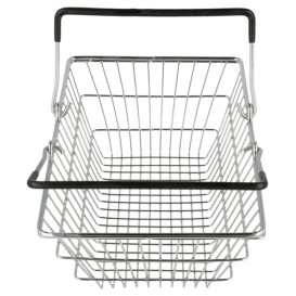 Mini Cesta de Compra de Acero 18,5x13,5x9cm (1 Ud)