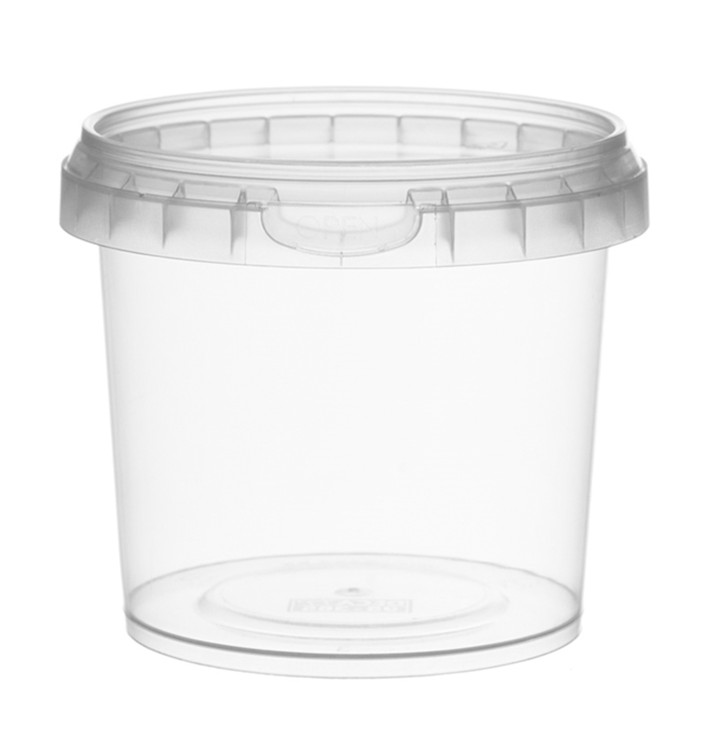 Envase de Plastico con Tapa Inviolable 365 ml Ø9,5 (24 Uds) Envase de Plastico con Tapa Inviolable 365 ml Ø9,5 (24 Uds)