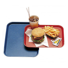 Bandeja de Plastico Fast Food Azul 27,5x35,5cm (1 Uds)