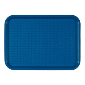 Bandeja de Plastico Fast Food Azul 30,4x41,4cm (1 Uds)