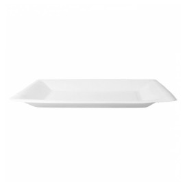 Plato de Papel Biocated Blanco Cuadrado 23cm (20 Uds)