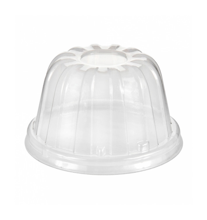 Tapa Alta de Plastico PS Transparente Ø8,9cm (50 Uds) Tapa Alta de Plastico PS Transparente Ø8,9cm (50 Uds)
