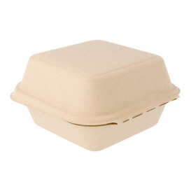 Envase Hamburguesa Caña de Azúcar 152x152x84mm (50 Uds)