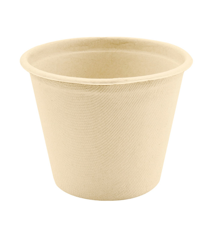 Tarrina de Caña de Azucar Natural Ø95mm 425ml (50 Uds) Tarrina de Caña de Azucar Natural Ø95mm 425ml (50 Uds)