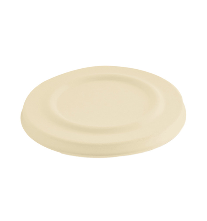Tapa Tarrina 425ml Caña de Azúcar Natural Ø95mm (50 Uds) Tapa Tarrina 425ml Caña de Azúcar Natural Ø95mm (50 Uds)