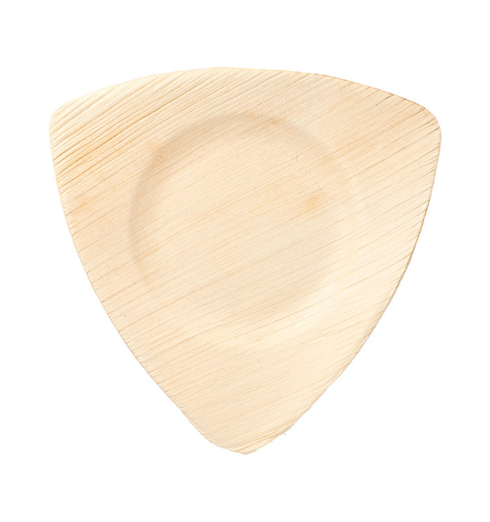 Plato de Hoja de Palma Triangular 15x13x1cm (25 Uds) Plato de Hoja de Palma Triangular 15x13x1cm (25 Uds)