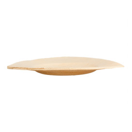 Plato de Hoja de Palma Triangular 15x13x1cm (25 Uds)