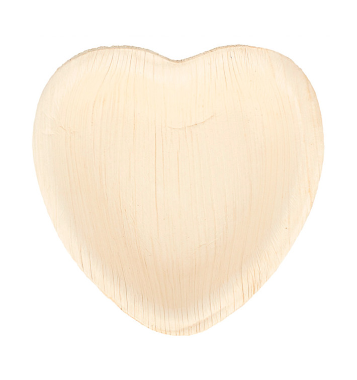 Plato Corazón Hoja de Palma 10x10x1,5cm (25 Uds) Plato Corazón Hoja de Palma 10x10x1,5cm (25 Uds)
