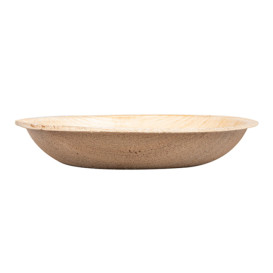 Plato Redondo Hoja de Palma Ø12,5x2cm (25 Uds)