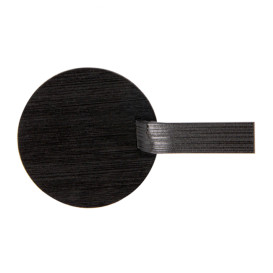Mini Pala Bambú Negra Tapas Ø5 cm (100 Uds)