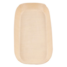 Barquilla de Madera Rectangular 14,5x7x1,3cm (50 Uds)