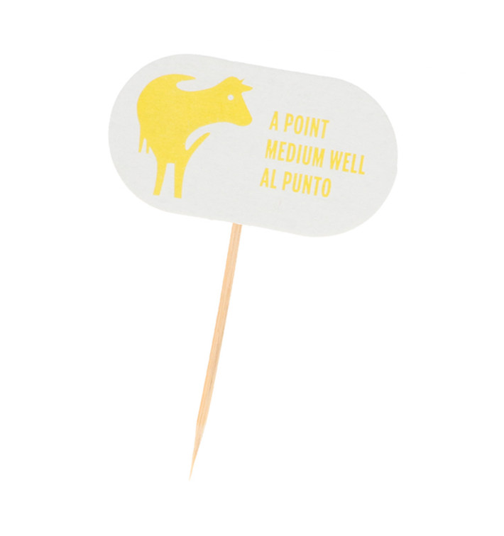 Palillo Marcador Al Punto 8 cm (100 Uds) Palillo Marcador Al Punto 8 cm (100 Uds)