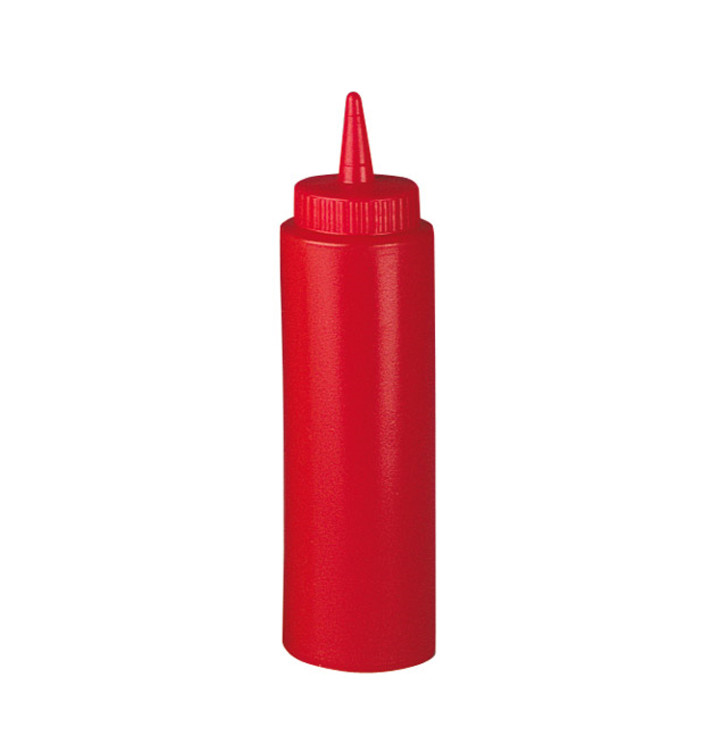 Peras para Salsas Plástico Rojo 240ml (6 Uds) Peras para Salsas Plástico Rojo 240ml (6 Uds)