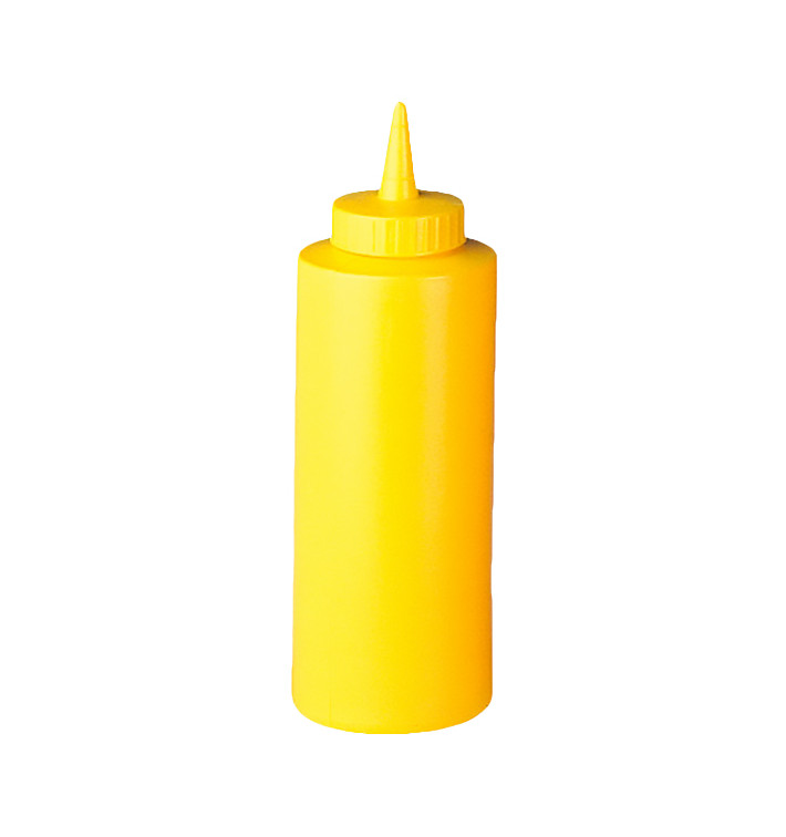 Peras para Salsas Plástico Amarillo 360ml (6 Uds) Peras para Salsas Plástico Amarillo 360ml (6 Uds)