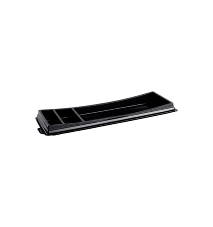 Envase para Sushi Negro 263x91mm Envase para Sushi Negro 263x91mm