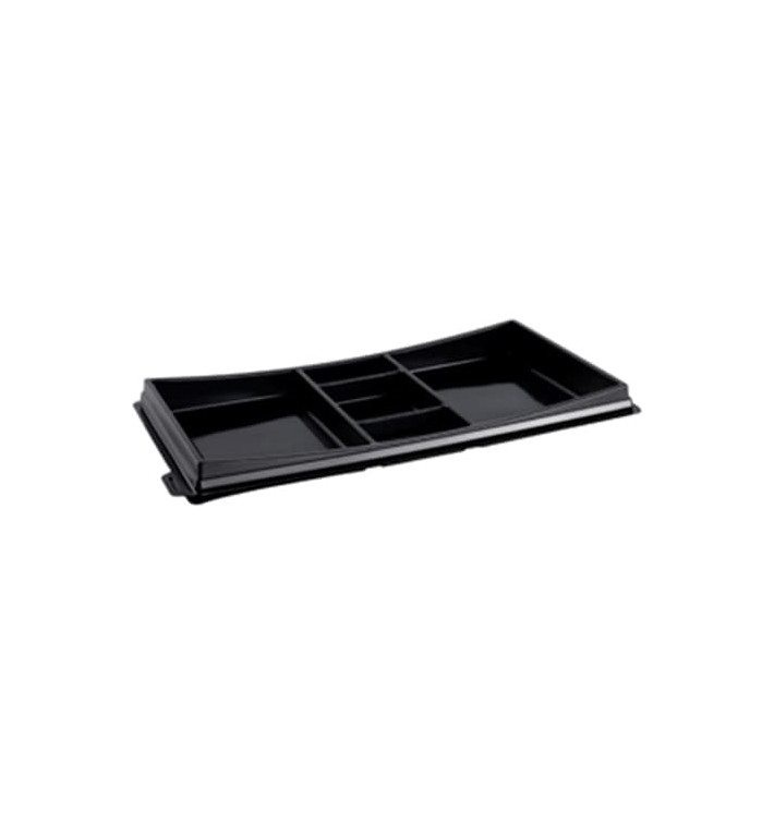 Envase para Sushi Negro 273x151mm Envase para Sushi Negro 273x151mm