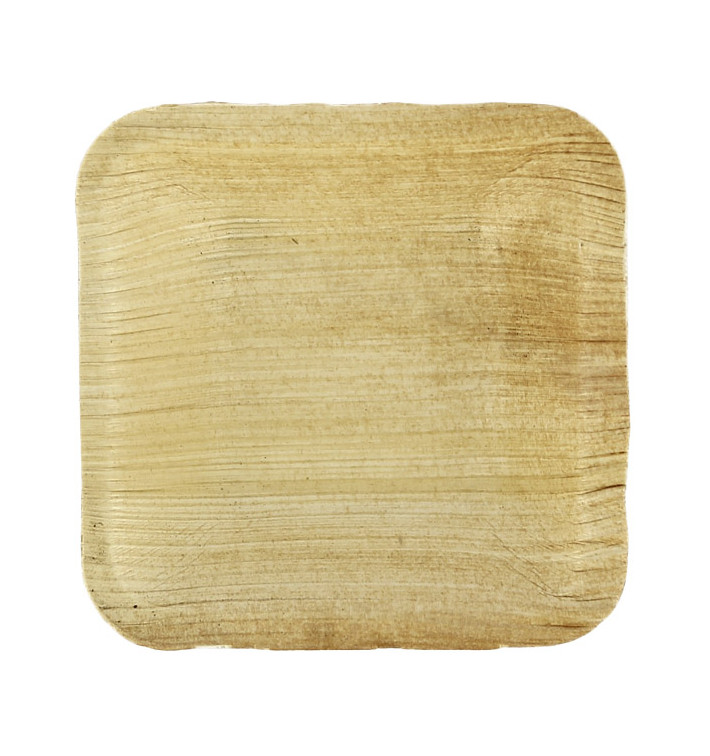 Mini Plato Cuadrado Hoja de Palma 7,7x7,7cm (25 Uds) Mini Plato Cuadrado Hoja de Palma 7,7x7,7cm (25 Uds)