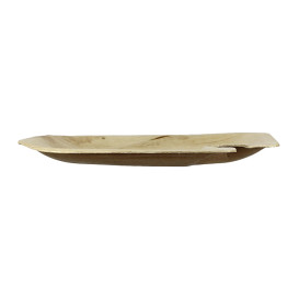 Plato de Hoja de Palma con Soporte 21x21x1,5cm (25 Uds)