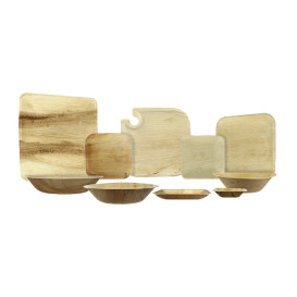 Bol Redondo Hoja de Palma Ø18x3,5cm (25 Uds)