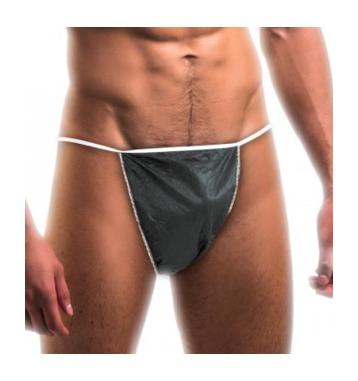 Tanga en TST de PP Caballero Negro (100 Uds) Tanga en TST de PP Caballero Negro (100 Uds)