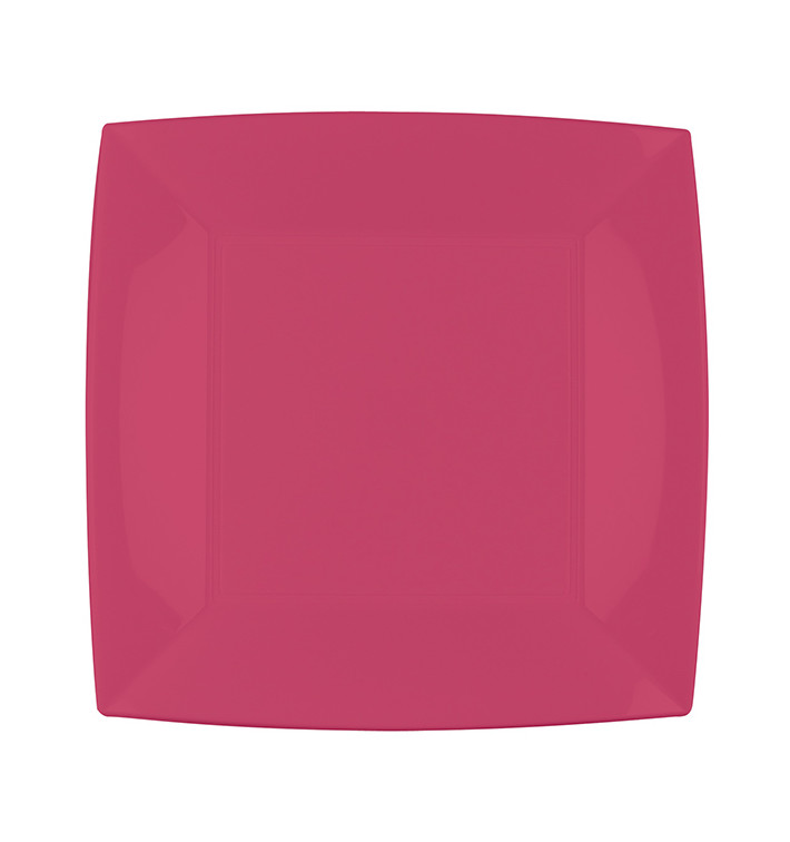 Plato Llano Reutilizable PP Coral Nice 23cm (300 Uds) Plato Llano Reutilizable PP Coral Nice 23cm (300 Uds)