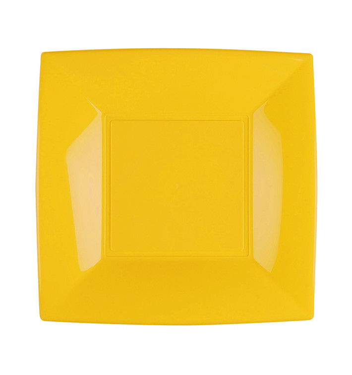 Plato Llano Reutilizable PP Mango Nice 23cm (25 Uds) Plato Llano Reutilizable PP Mango Nice 23cm (25 Uds)