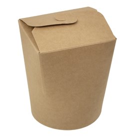 Envase Comida para Llevar 100% ECO Kraft 16Oz/480ml (500 Uds)