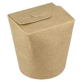 Envase Comida para Llevar 100% ECO Kraft 16Oz/480ml (500 Uds)