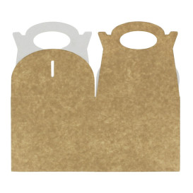 Caja de Menu Kraft 131x131x115mm (25 Uds)
