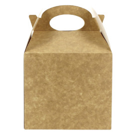Caja de Menu Kraft 131x131x115mm (25 Uds)