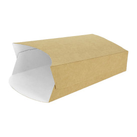 Caja Kraft para Fritas Grande 8,2x3,3x14,9cm (25 Uds)