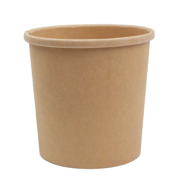 Tarrina de Cartón Kraft de 16Oz/450ml (50 Uds) Tarrina de Cartón Kraft de 16Oz/450ml (50 Uds)