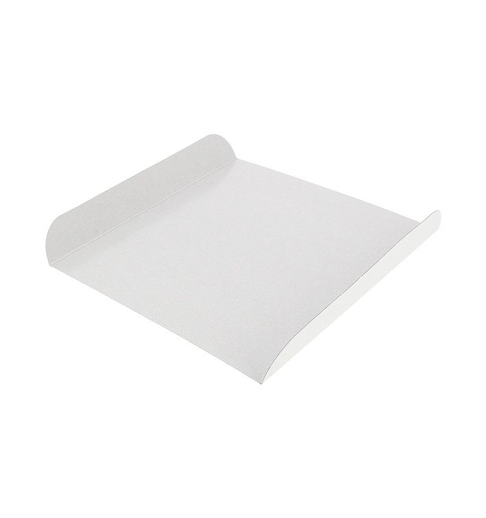 Bandeja de Carton Blanco para Gofres 13,5x10cm (100 Uds) Bandeja de Carton Blanco para Gofres 13,5x10cm (100 Uds)