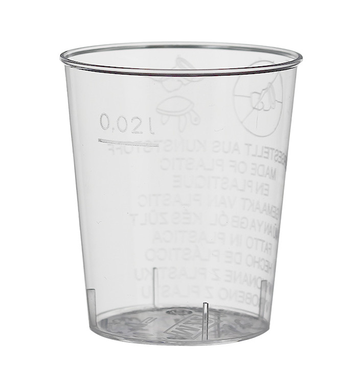 Vaso Inyectado Chupito PS 20 ml (50 Uds) Vaso Inyectado Chupito PS 20 ml (50 Uds)