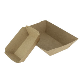Barqueta 350ml Kraft-Kraft 10,6x7,3x4,5cm (25 Uds)